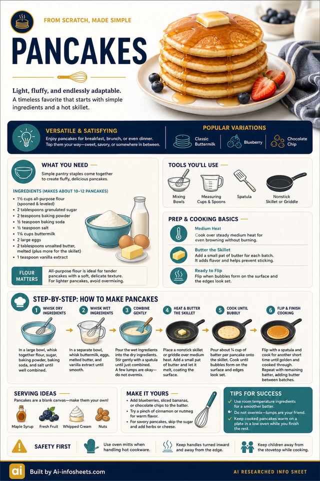 Mastering Fluffy Pancakes: A Step-by-Step Guide to Perfection