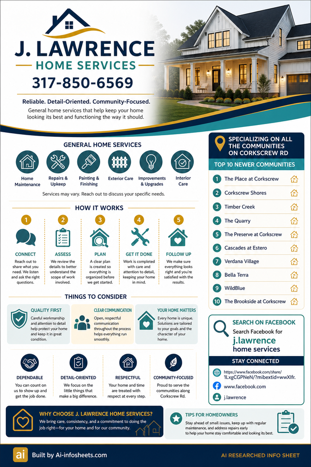 J. Lawrence Home Services: Your Trusted Partner for Home Care on Corkscrew Road