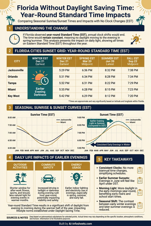 Daylight Saving Time: Impact on Sunset and Sunrise Times