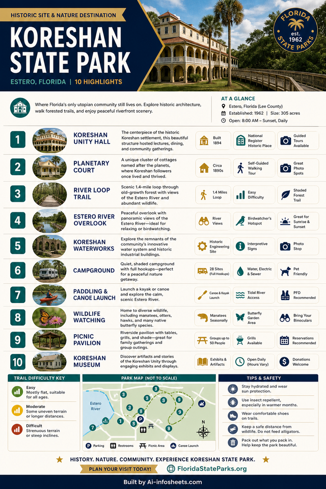 Discover Koreshan State Park: Florida's Unique Historic and Natural Gem